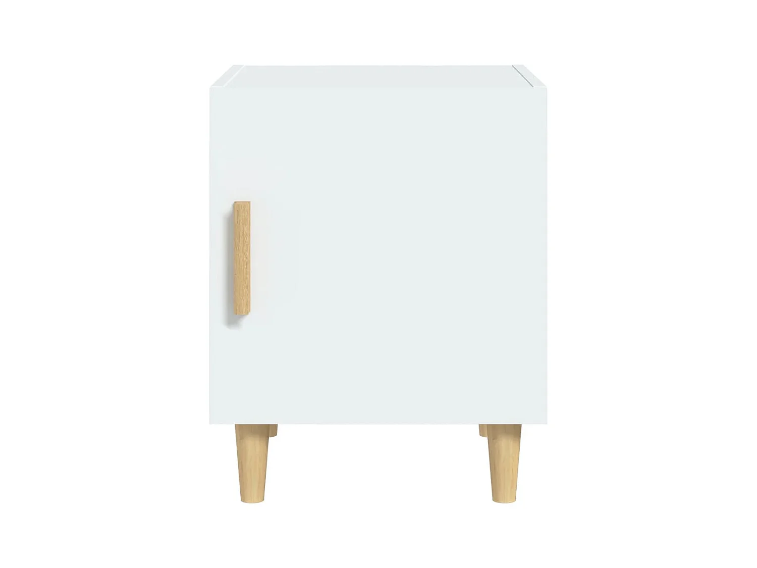 Mesita de noche | Mesilla de noche madera contrachapada blanco