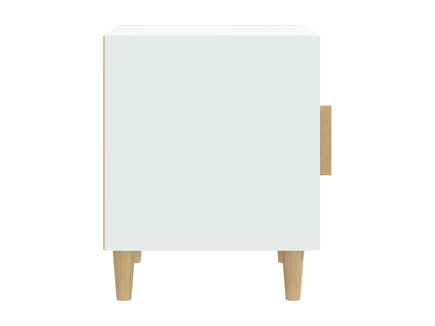 Mesita de noche | Mesilla de noche madera contrachapada blanco