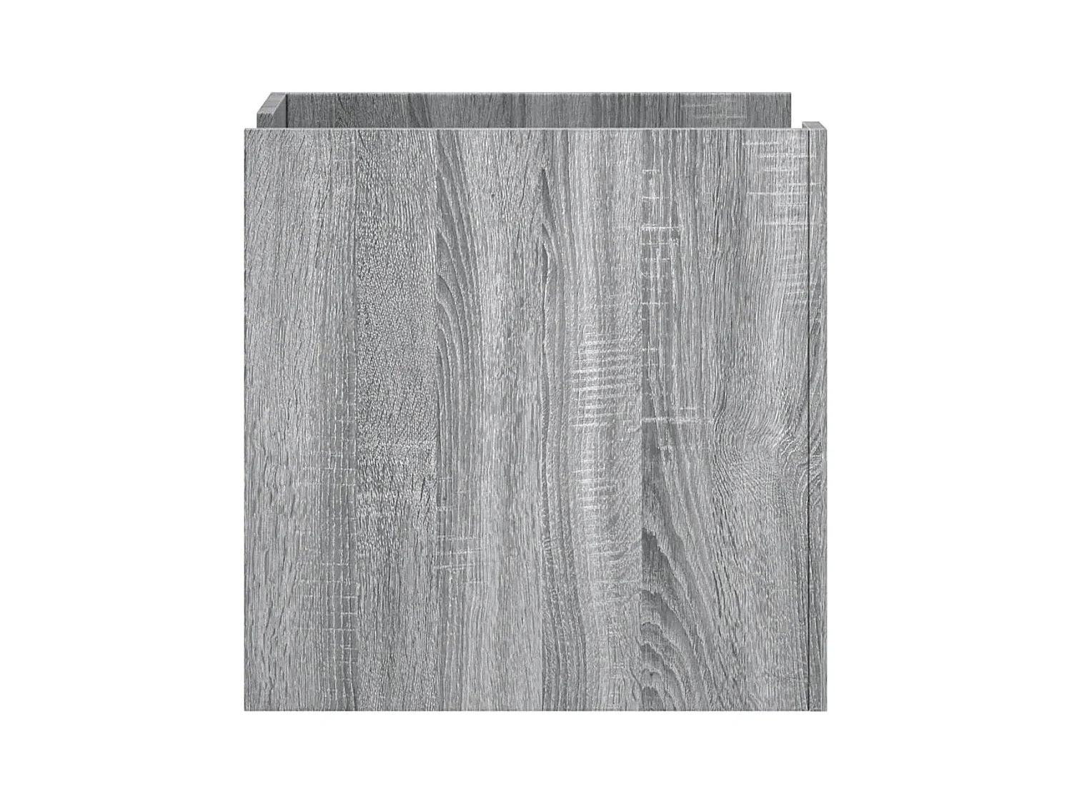 Table de chevet-Table d'appoint Compartiments ouverts sonoma gris 45x50x50 cm bois d'ingénierie