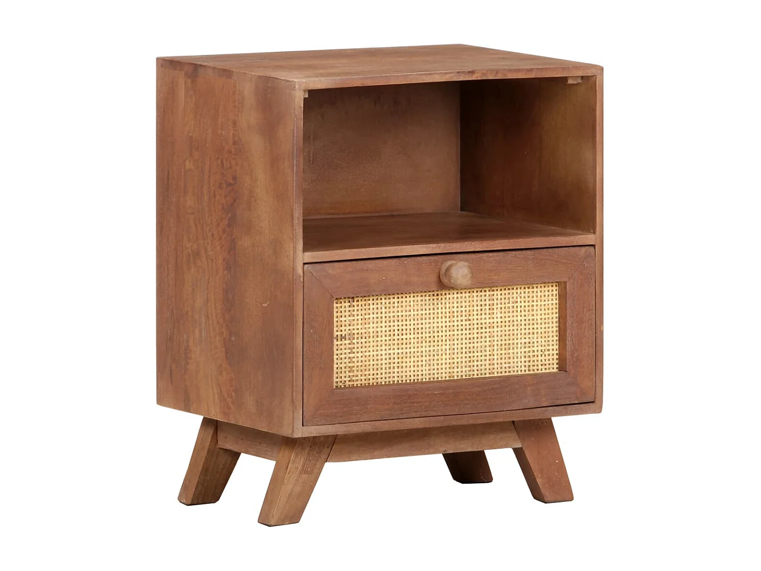 Nachttisch-Beistelltisch 40x30x50 cm Mango Massivholz SHL24531