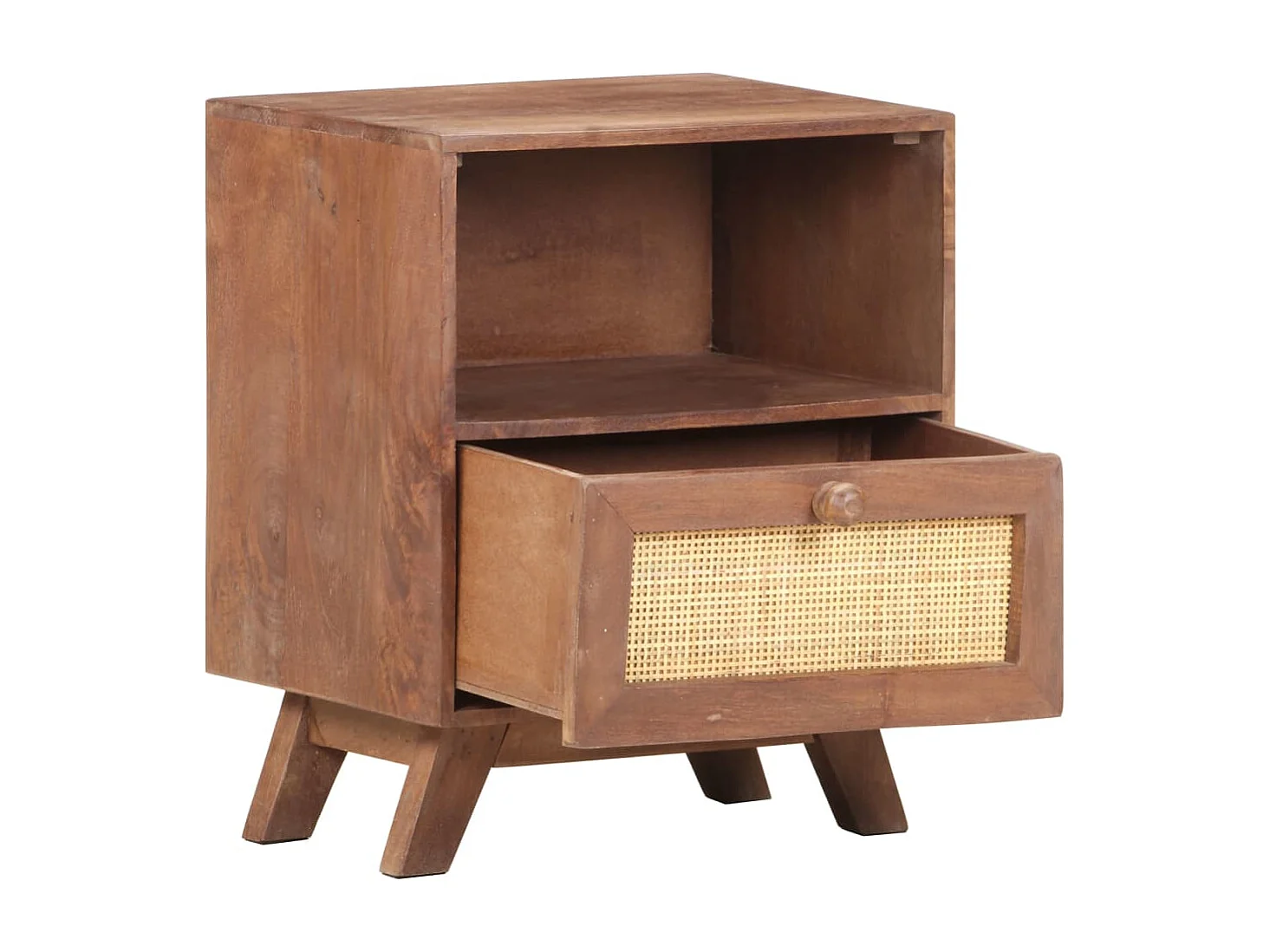 Nachttisch-Beistelltisch 40x30x50 cm Mango Massivholz SHL24531