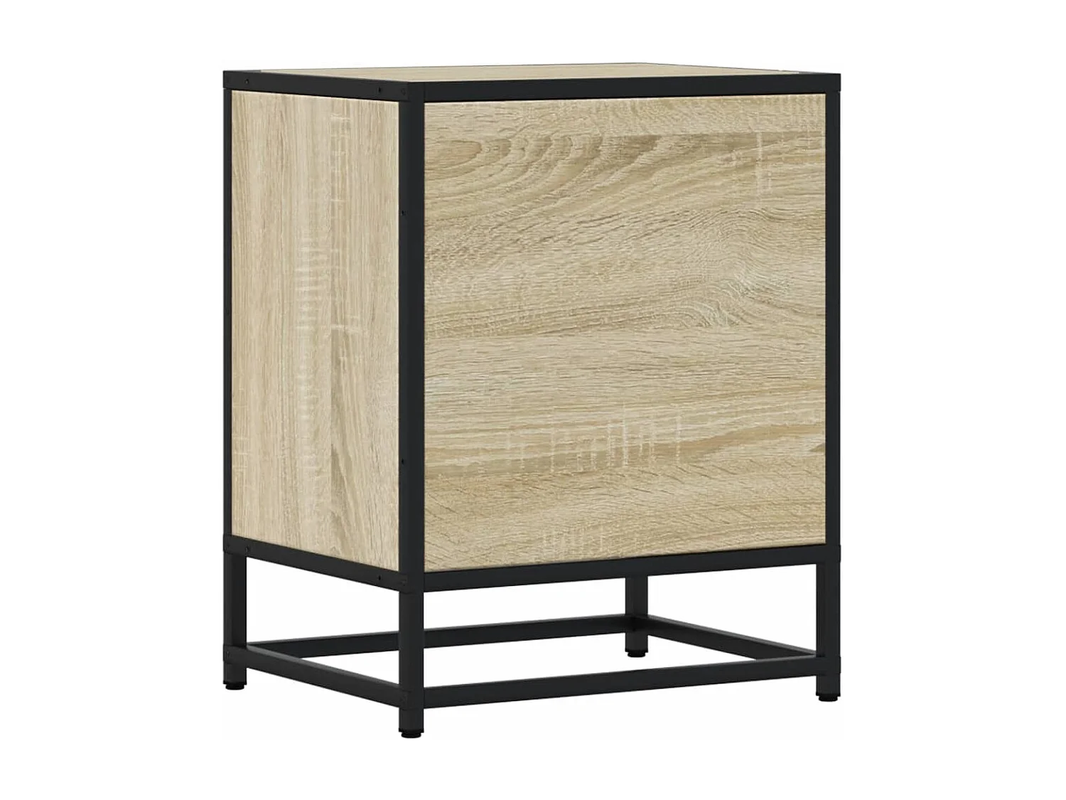 Mesitas de noche | Mesilla de noche 2 uds madera ingeniería roble Sonoma 40x31x50 cm