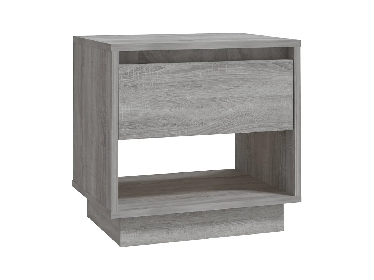 Table de chevet-Petite Table d'appoint-Table de nuit Sonoma gris 45x34x44 cm bois d'ingénierie
