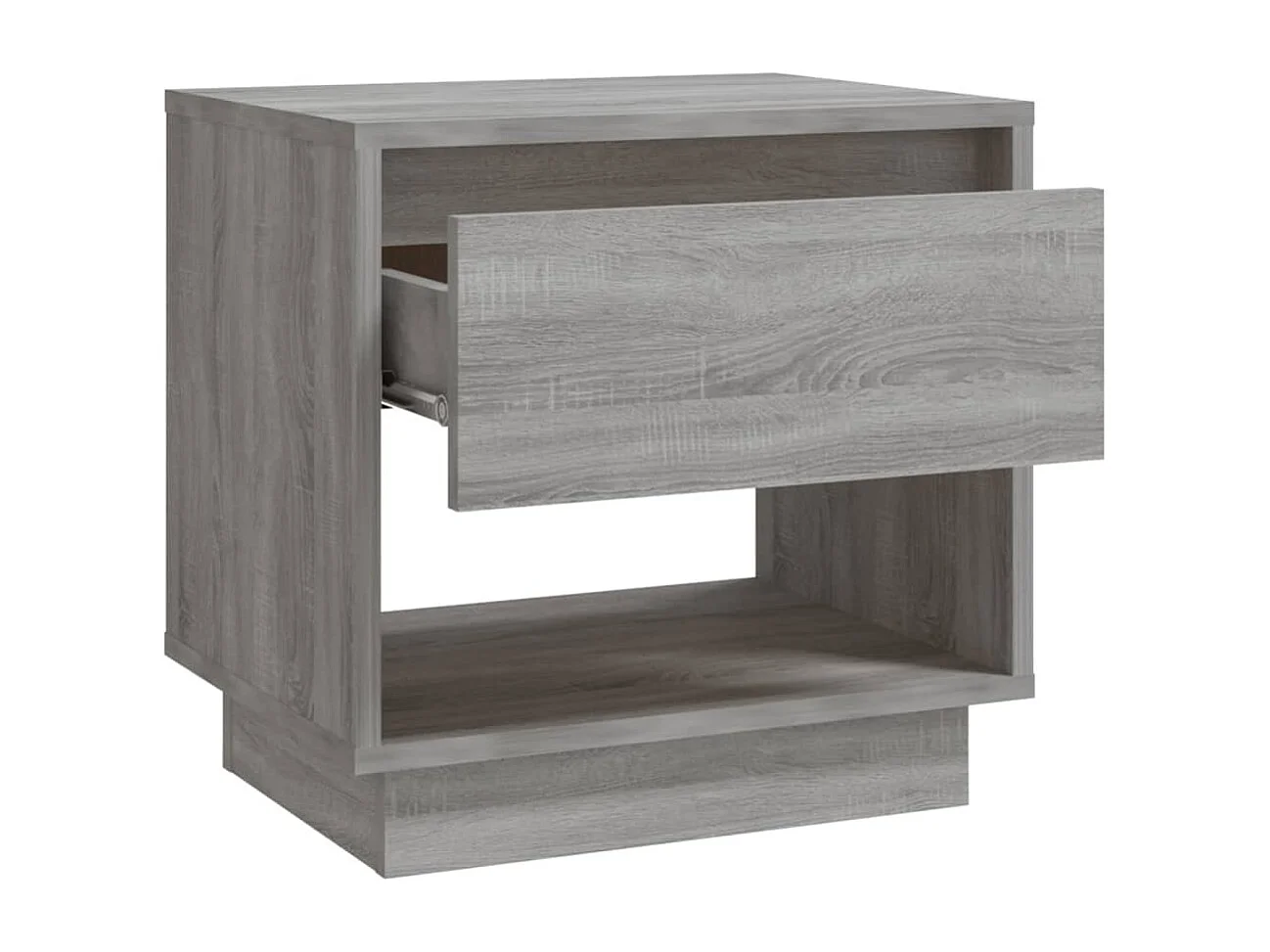 Table de chevet-Petite Table d'appoint-Table de nuit Sonoma gris 45x34x44 cm bois d'ingénierie