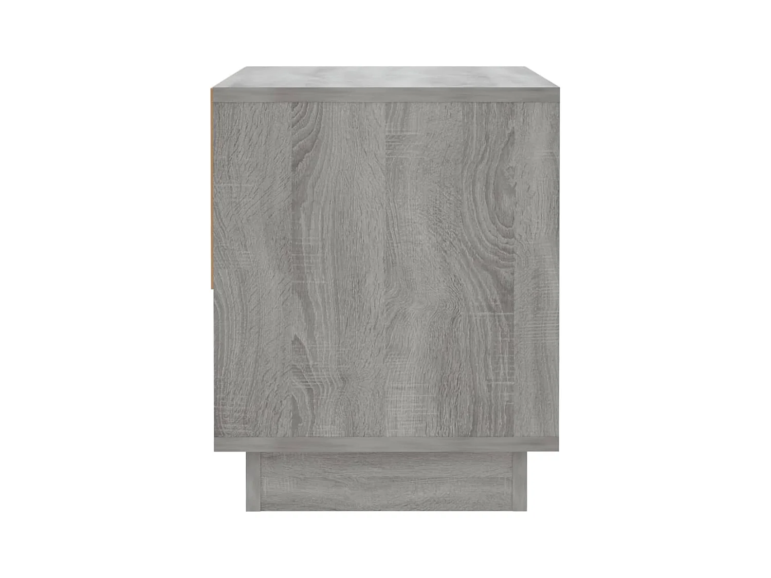 Mesita de noche | Mesilla de noche madera de ingeniería gris Sonoma 45x34x44 cm