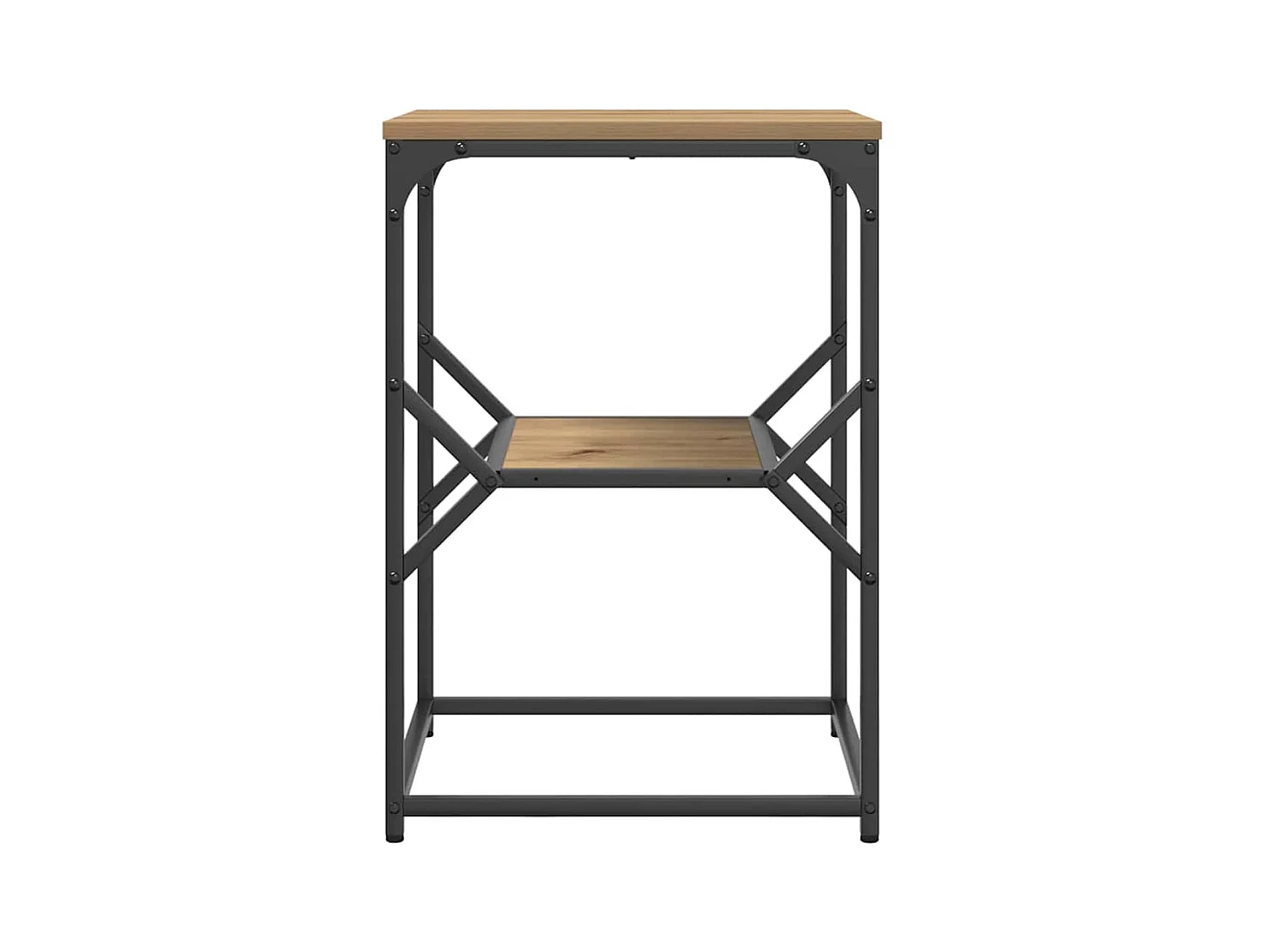 Mesa de Noche | Mesa auxiliar | Mesita de noche Roble artisan 41x40x60 cm