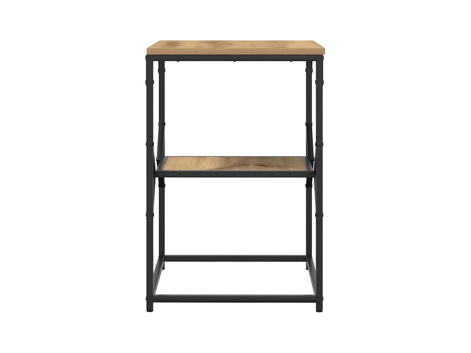 Mesa de Noche | Mesa auxiliar | Mesita de noche Roble artisan 41x40x60 cm