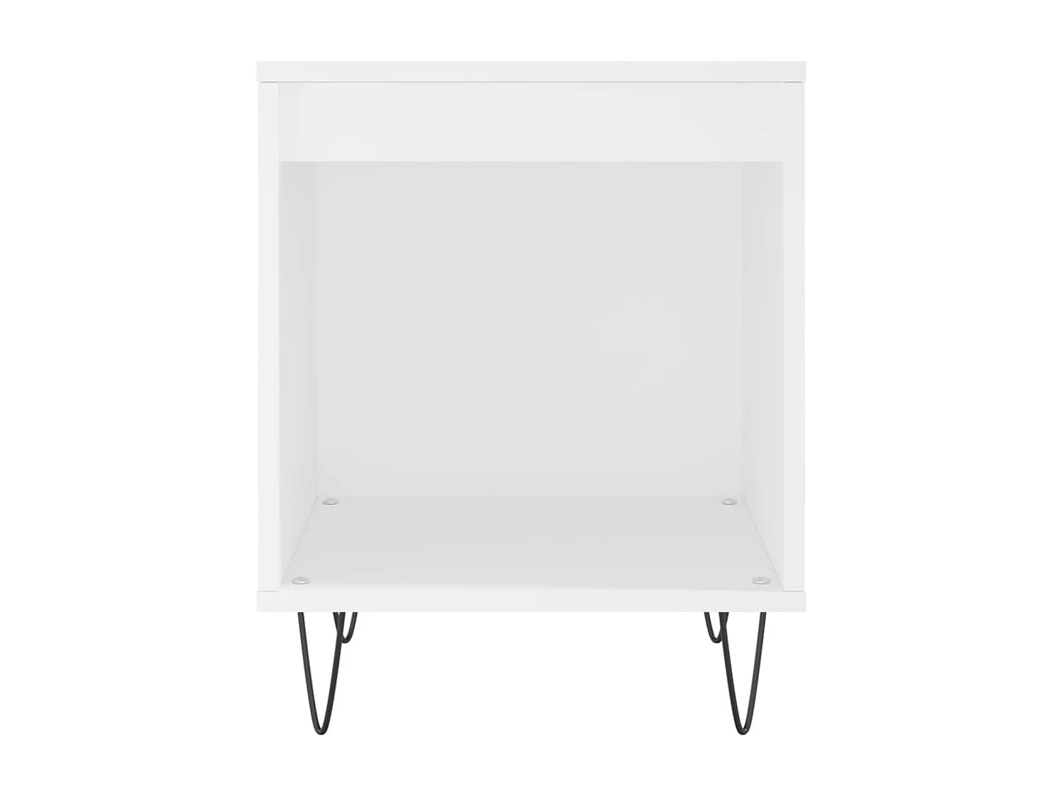 Nachttisch-Beistelltisch Weiß 40x35x50 cm Holzwerkstoff SHL11514