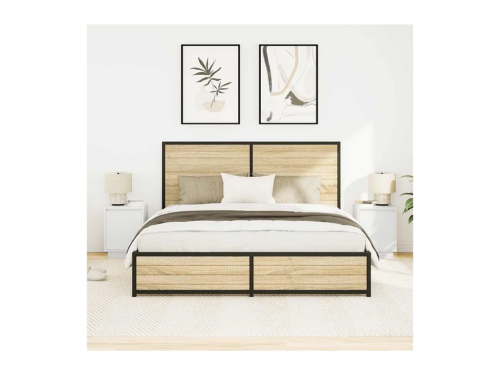 Mesillas de noche | Mesita de noche con luces LED 2 uds blanco 38x34x50 cm