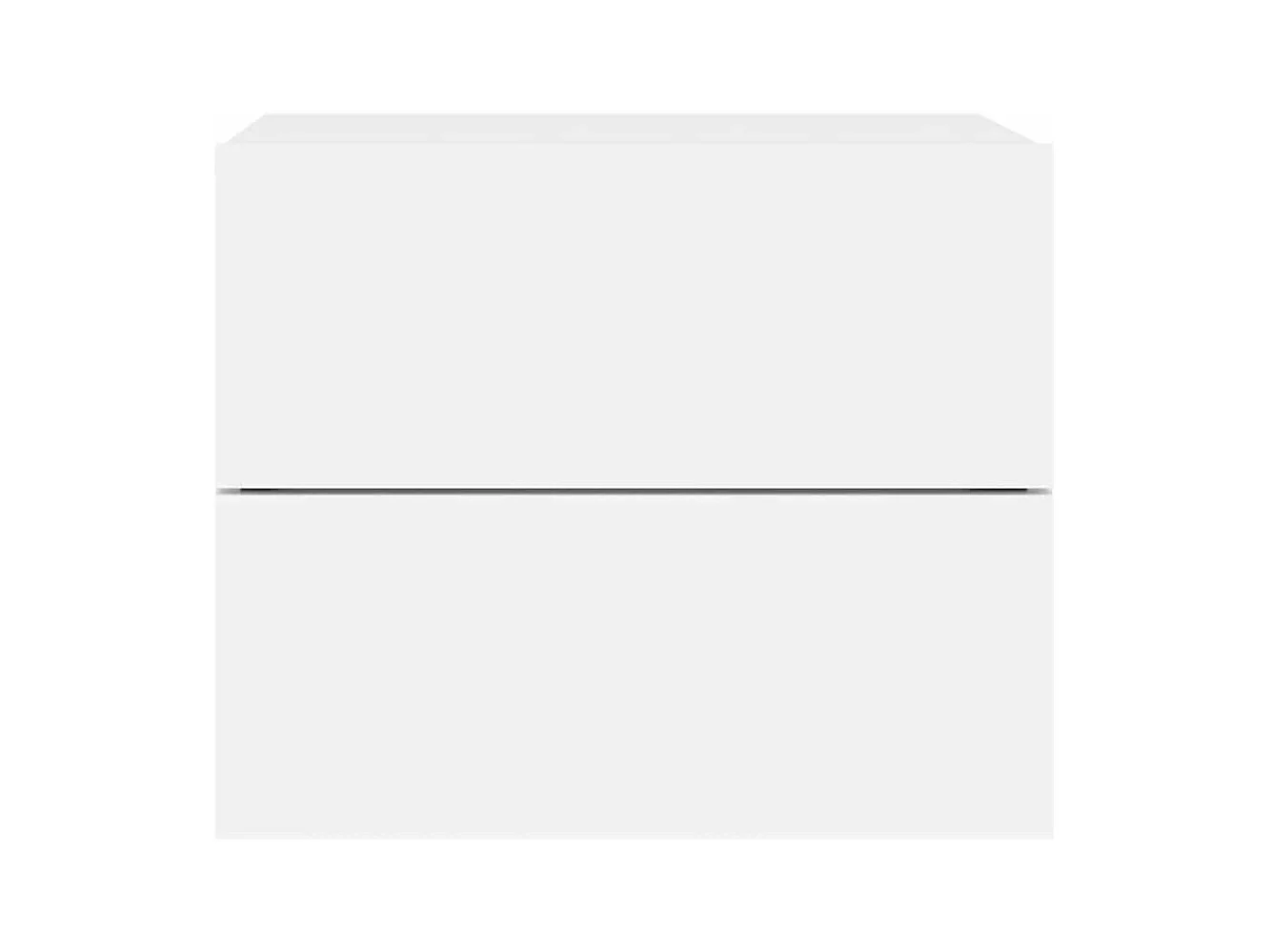 Mesitas de noche | Mesilla de noche de pared con luces LED 2 unidades blanco