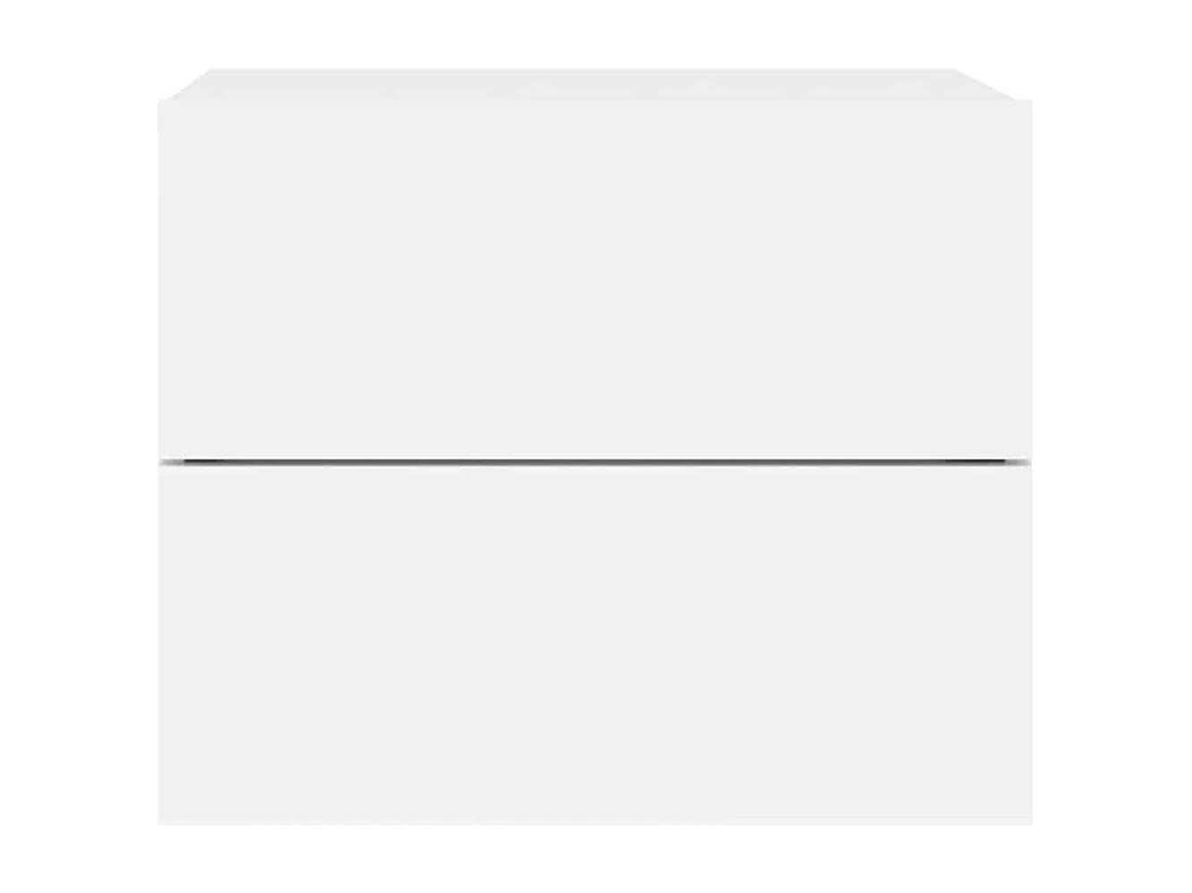 Mesitas de noche | Mesilla de noche de pared con luces LED 2 unidades blanco