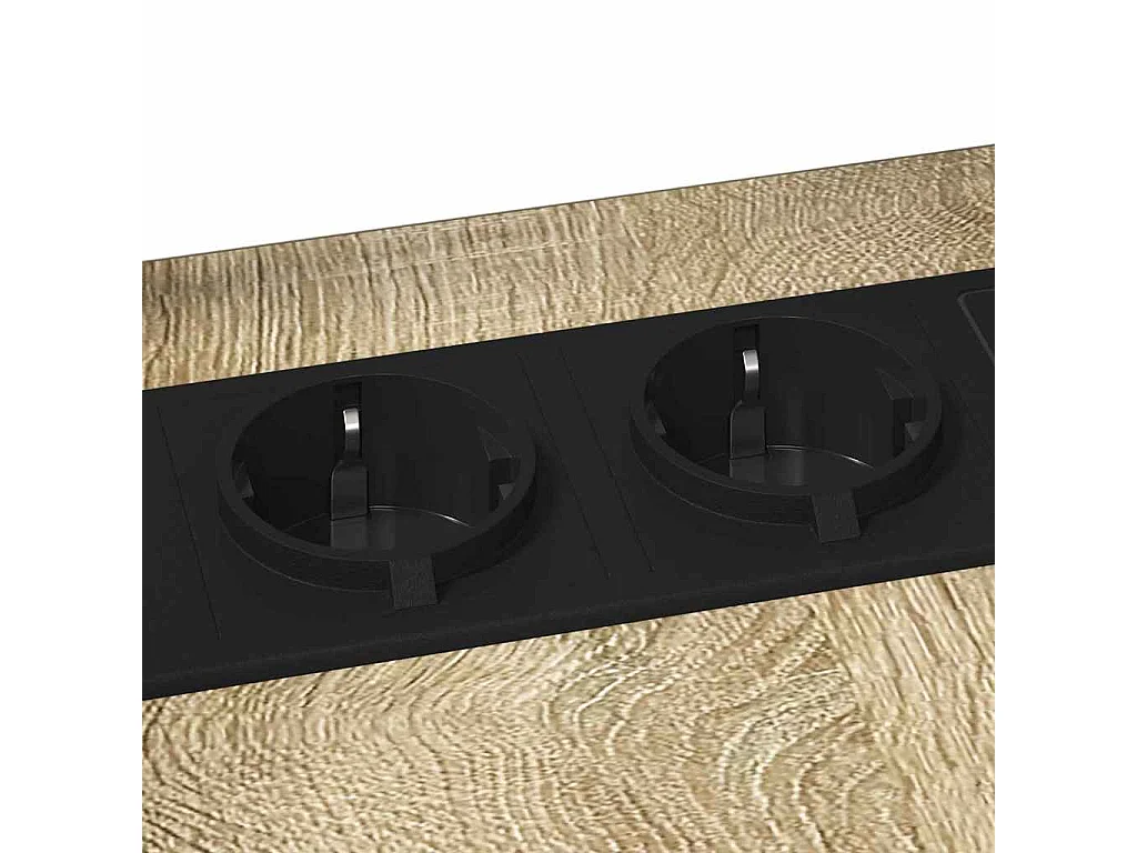 Mesa de Noche | Mesa auxiliar | Mesita de noche Roble Sonoma 41.5x26x60.5 cm