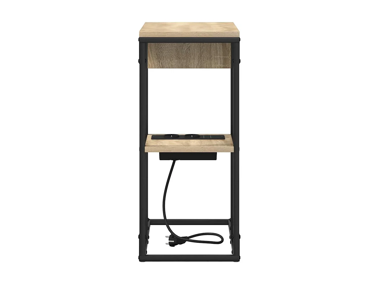 Table de chevet-Table d'appoint Chêne Sonoma 41.5x26x60.5 cm