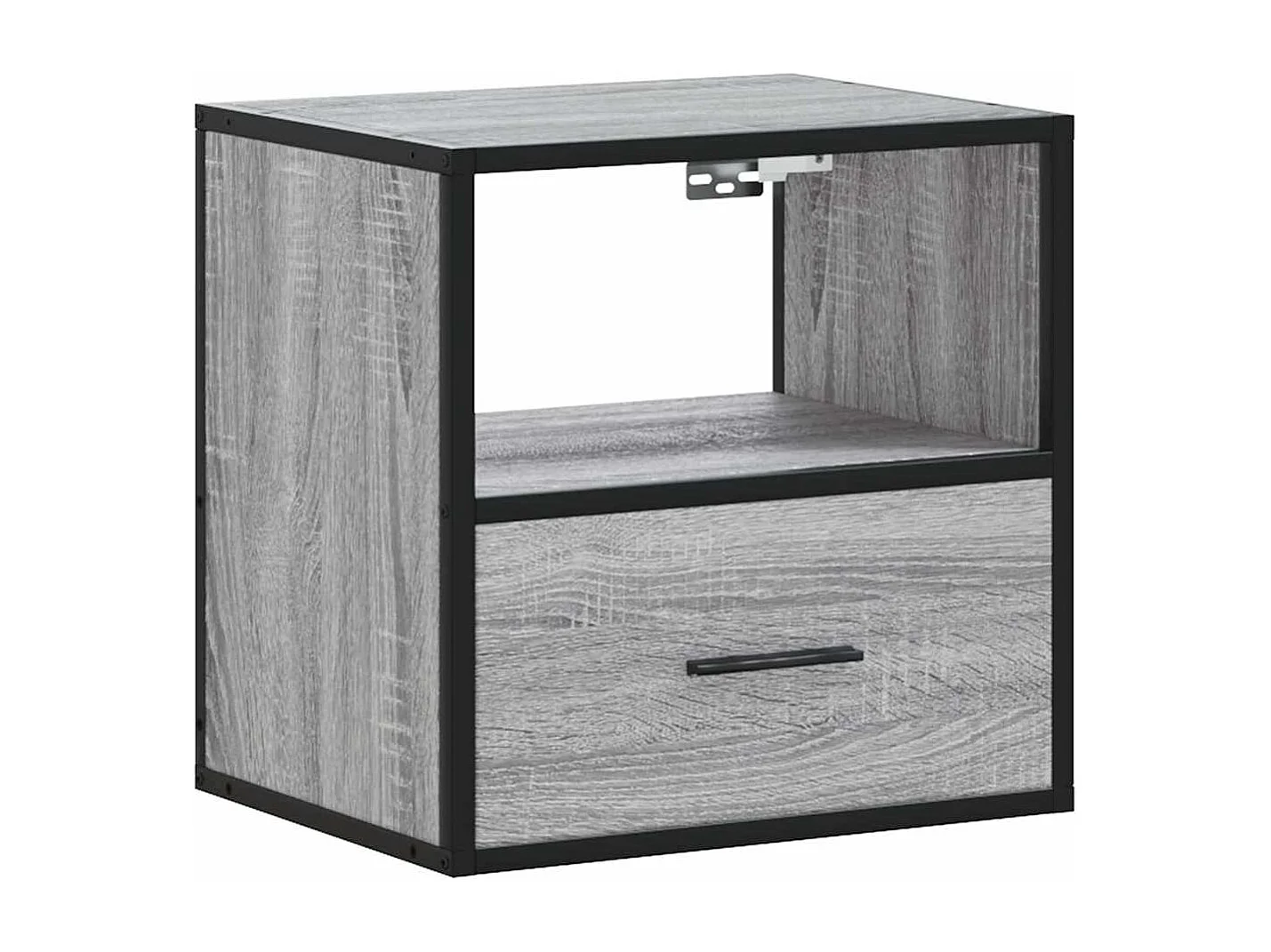 Nachttisch hängend | Wand-Nachttisch Grau Sonoma 40x31x39,5 cm SHL53459