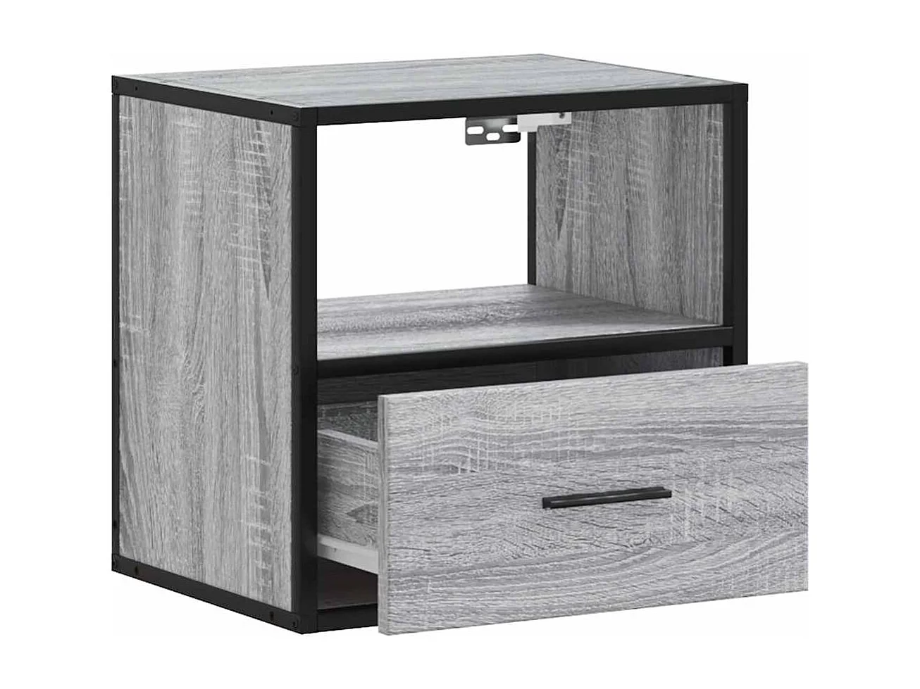 Nachttisch hängend | Wand-Nachttisch Grau Sonoma 40x31x39,5 cm SHL53459