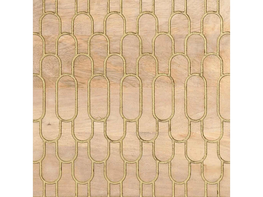 Nachttisch 2er Set-Beistelltisch 40x33x46 cm Massivholz Mango SHL27327