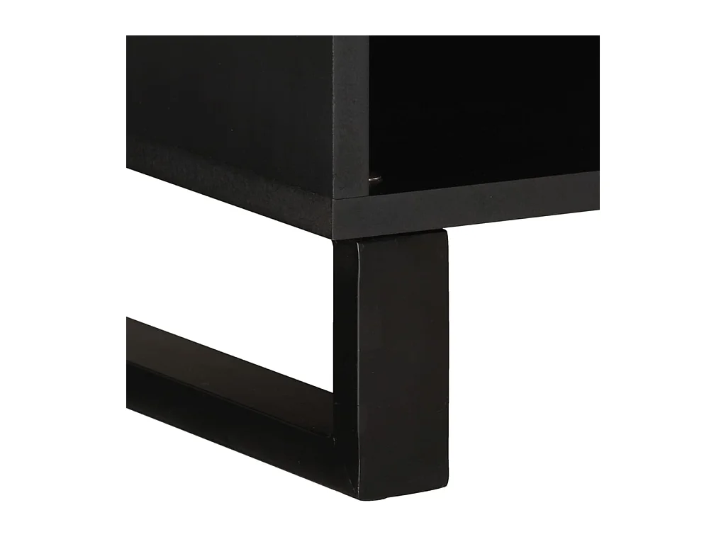 Mueble de almacenaje | Armario auxiliar madera maciza de mango 60x33x107 cm