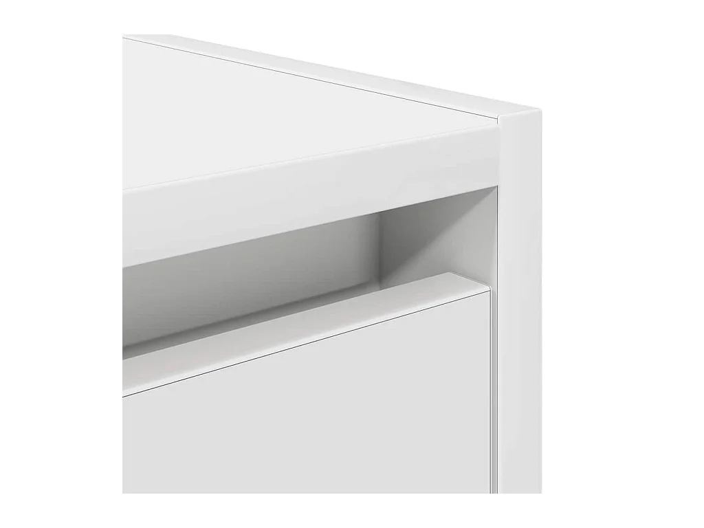 Mesillas de noche | Mesita de noche de pared 2 uds blanco 38x34x40 cm