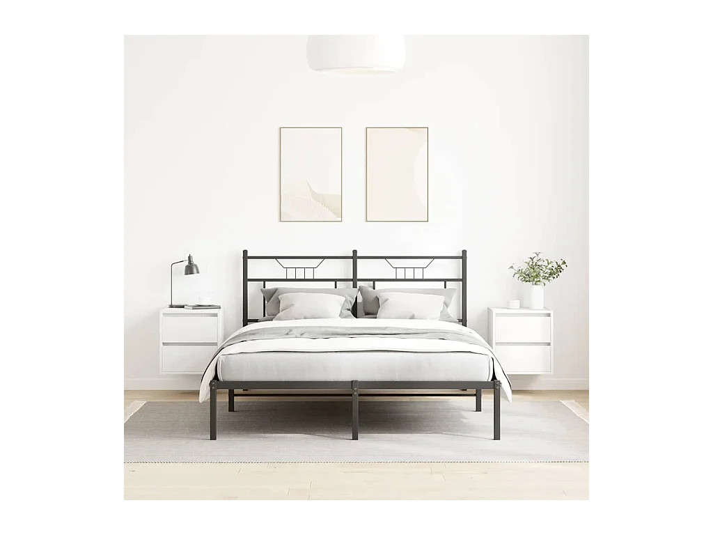 Mesillas de noche | Mesita de noche de pared 2 uds blanco 38x34x40 cm