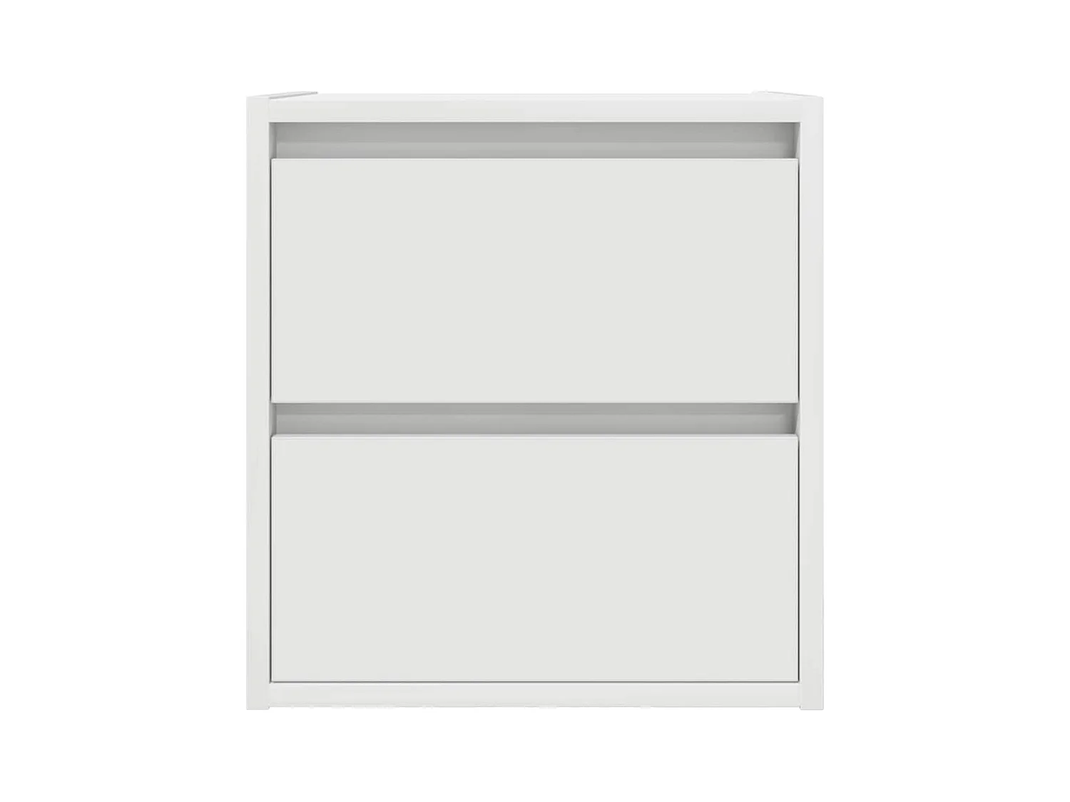 Mesillas de noche | Mesita de noche de pared 2 uds blanco 38x34x40 cm