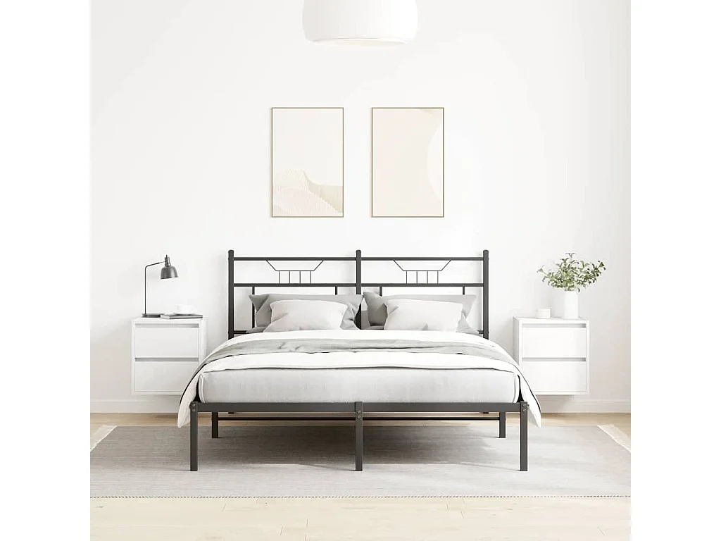 Mesillas de noche | Mesita de noche de pared 2 uds blanco 38x34x40 cm