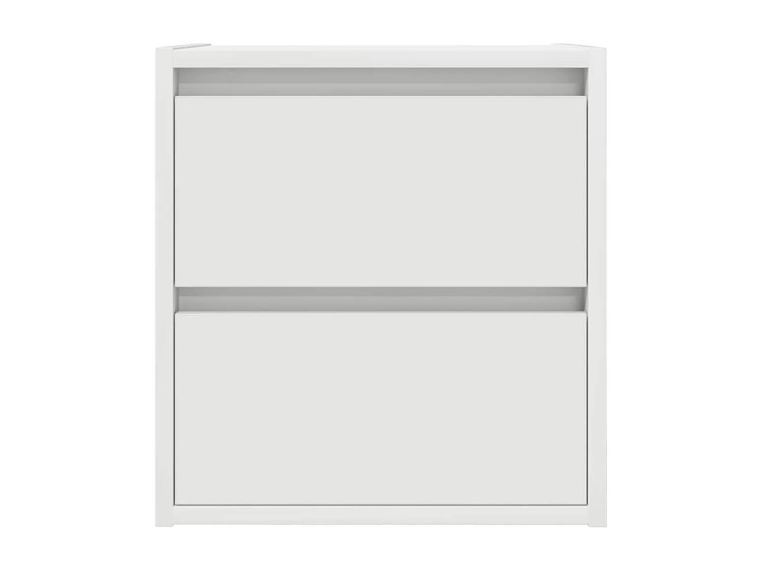 Mesillas de noche | Mesita de noche de pared 2 uds blanco 38x34x40 cm