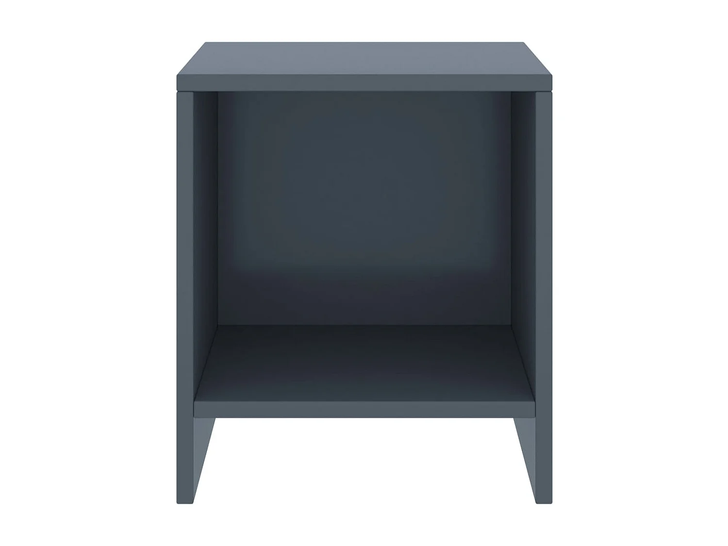 Mesita de noche | Mesilla de noche madera maciza de mango gris claro 35x30x40 cm