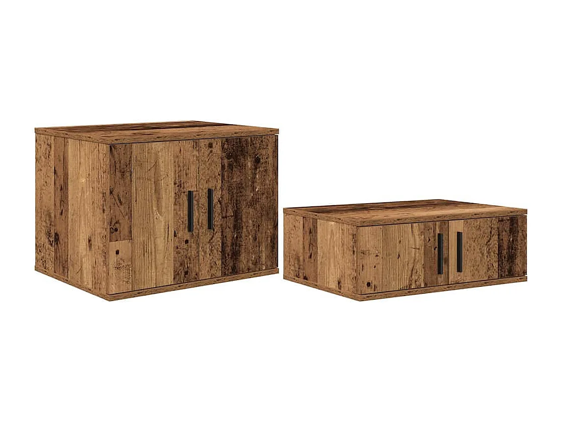 Mueble de almacenaje | Cabinete de Noche | Mesa auxiliar Madera vieja 118x41x40 cm