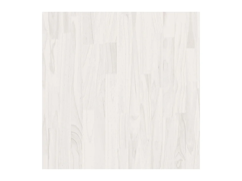 Mesita de noche | Mesilla de noche madera maciza de mango blanco 60x36x64 cm