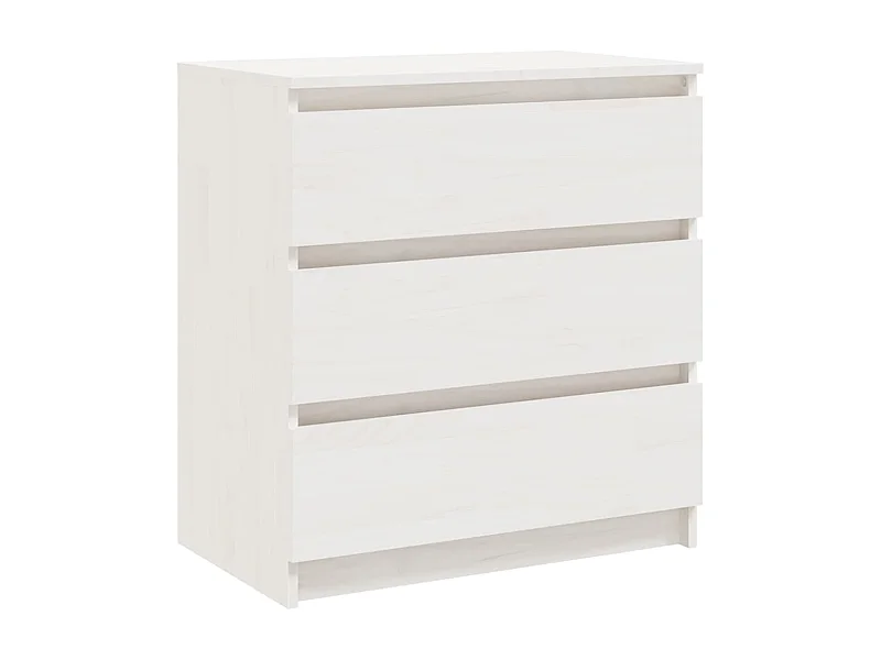 Table de chevet-Petite Table d'appoint-Table de nuit Blanc 60x36x64 cm Bois de pin massif