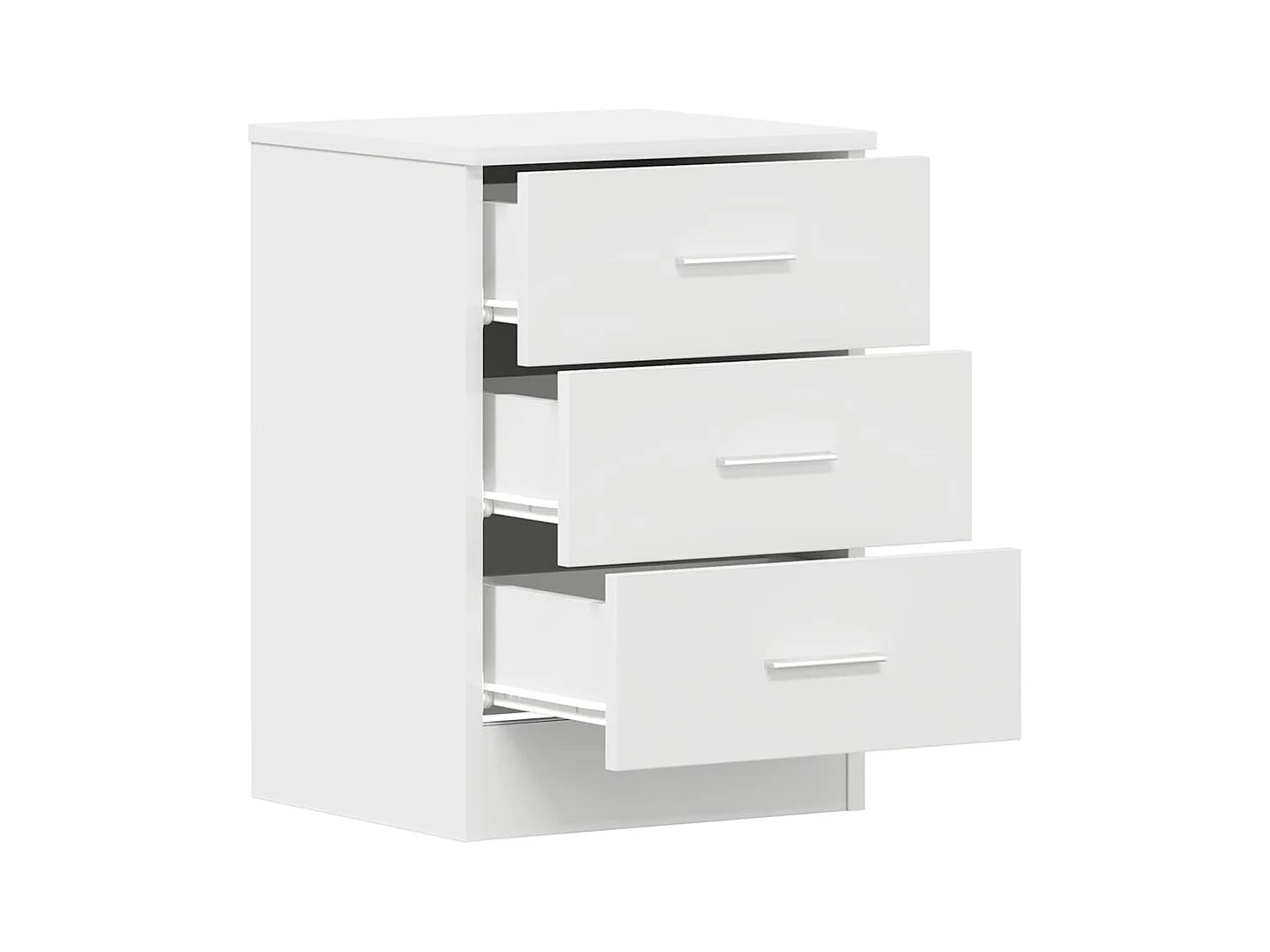 Mesitas de noche | Mesilla de noche 2 uds madera contrachapada blanco 38x35x56 cm