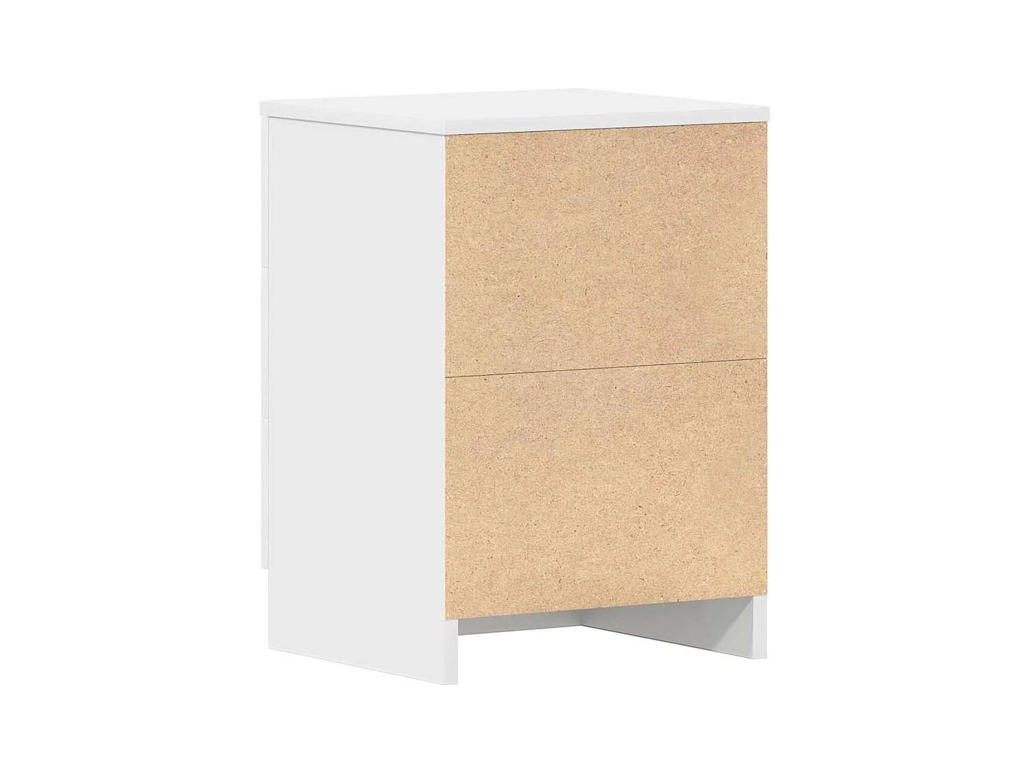 Mesitas de noche | Mesilla de noche 2 uds madera contrachapada blanco 38x35x56 cm