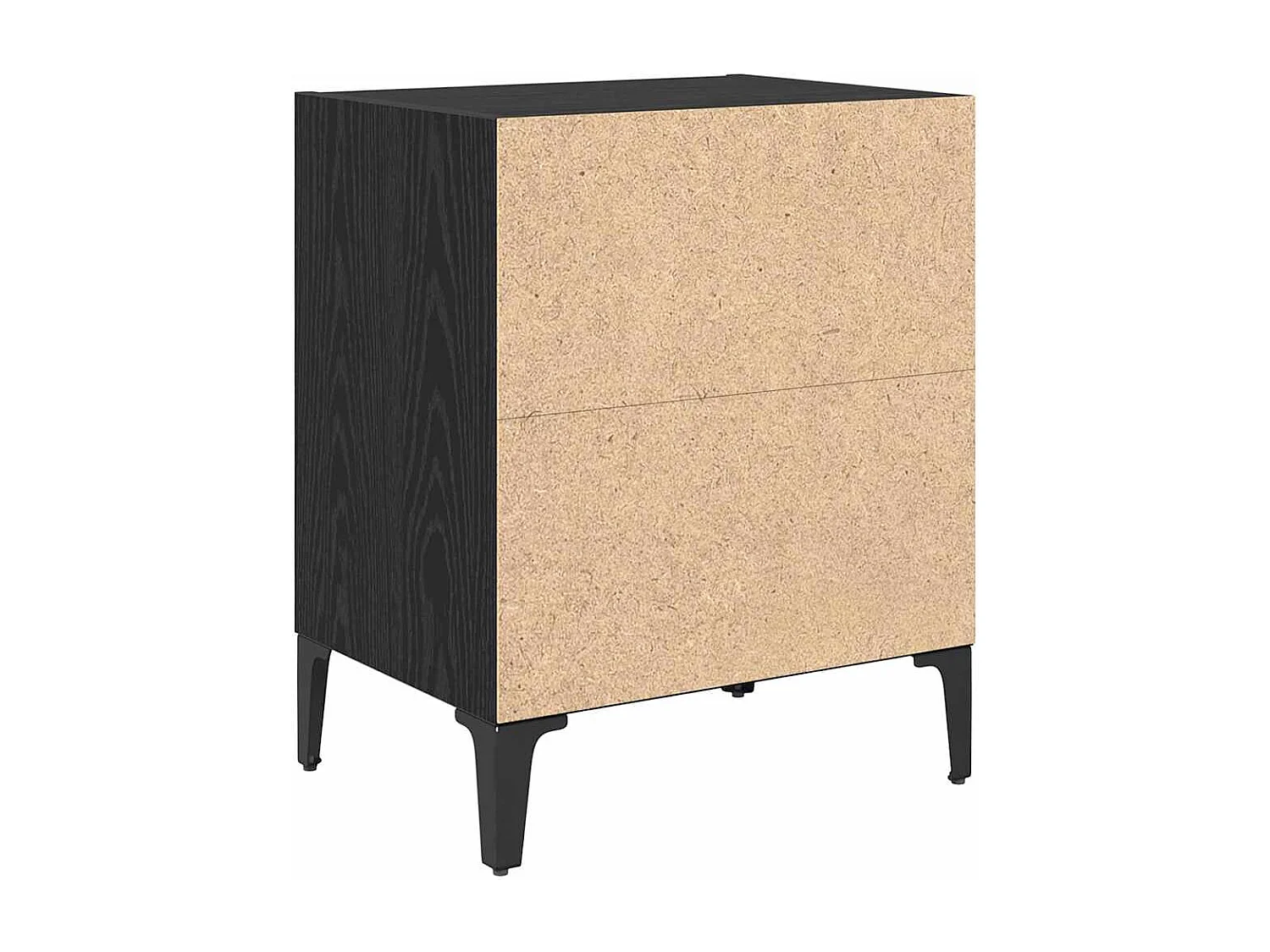 Mesita de Noche | Armario de Noche | Mesa auxiliar Roble negro 40x30x50 cm