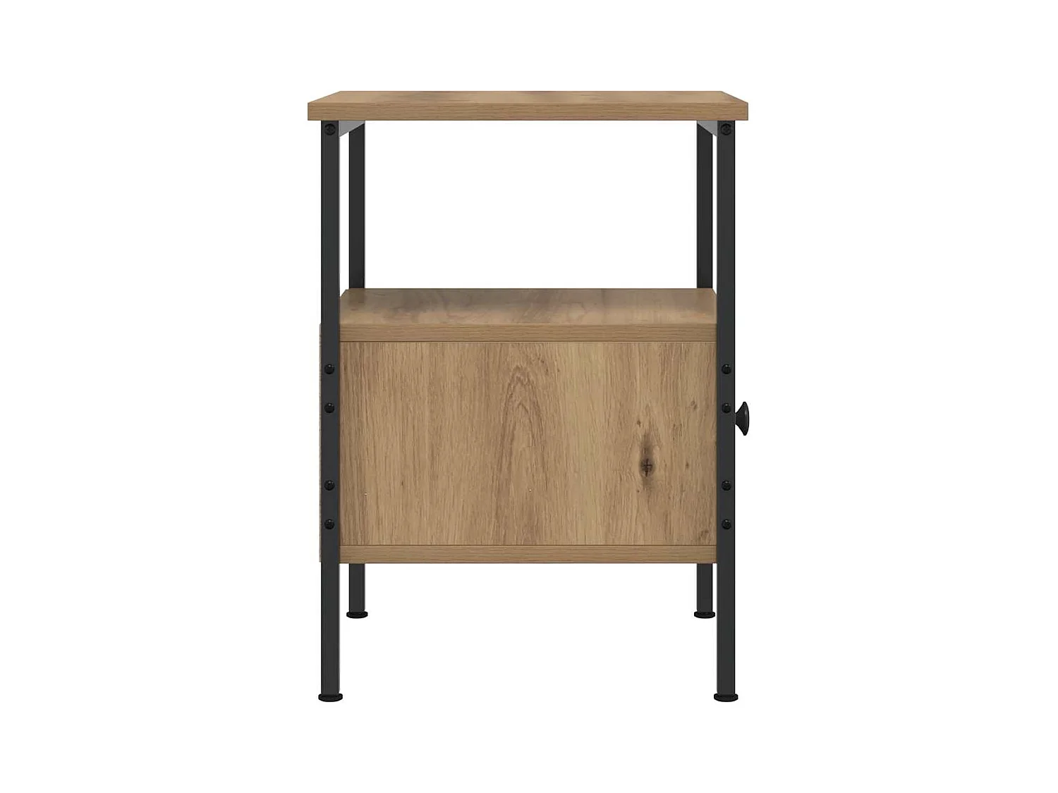 Mesitas de noche | Mesilla de noche 2 uds madera ingeniería roble artisan 34x36x50 cm