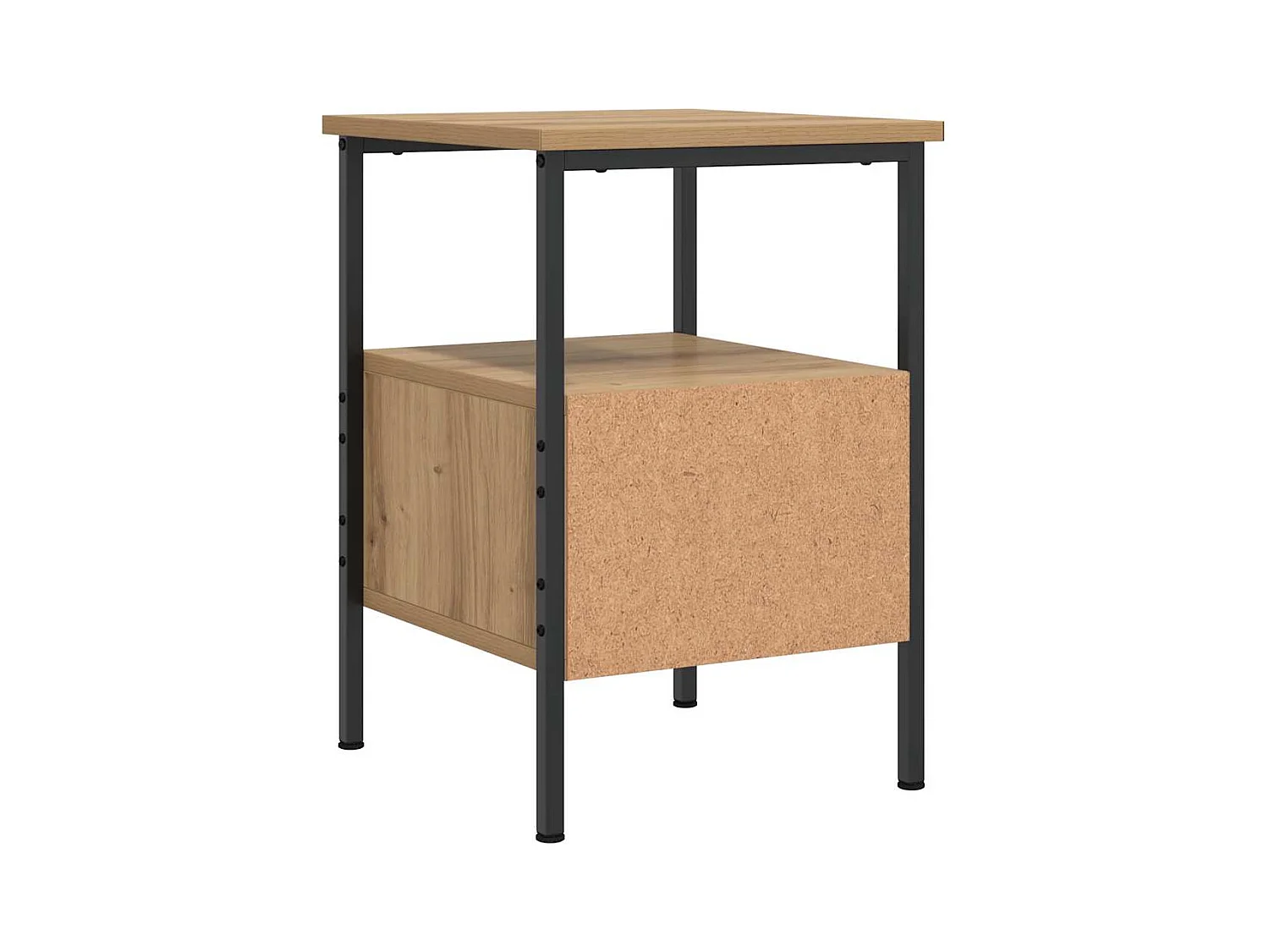 Mesitas de noche | Mesilla de noche 2 uds madera ingeniería roble artisan 34x36x50 cm