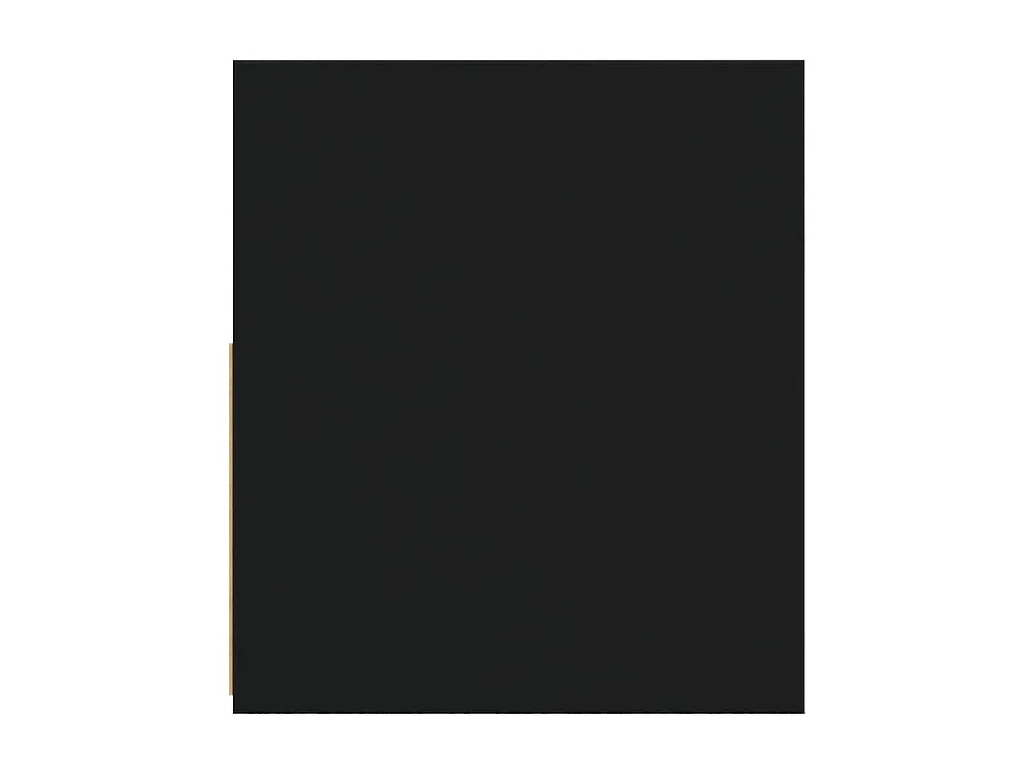 Lot de 2 Tables de chevet avec LED Noir 60x35x40 cm