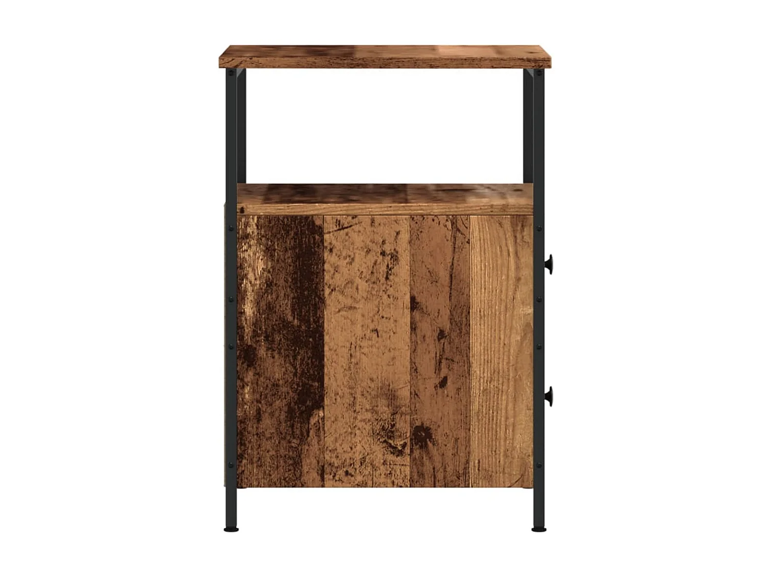 Nachttisch-Beistelltisch Altholz-Optik 34x35,5x50 cm Holzwerkstoff SHL30826