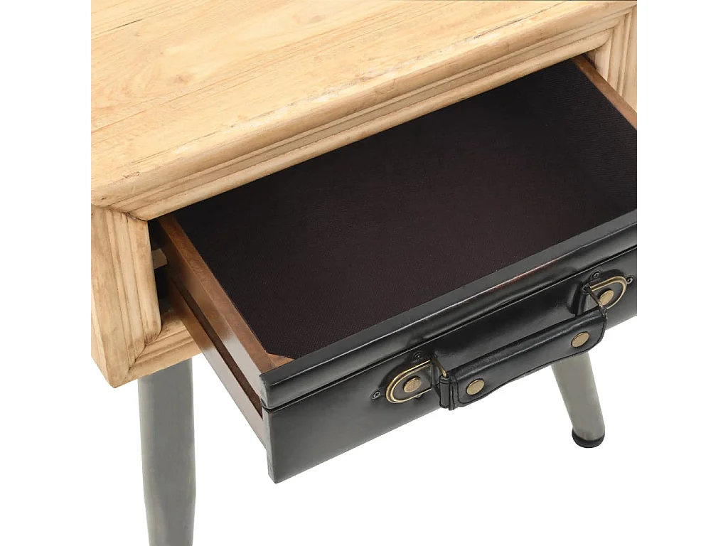 Mesita de noche | Mesilla de noche de madera maciza de abeto 43x38x50 cm