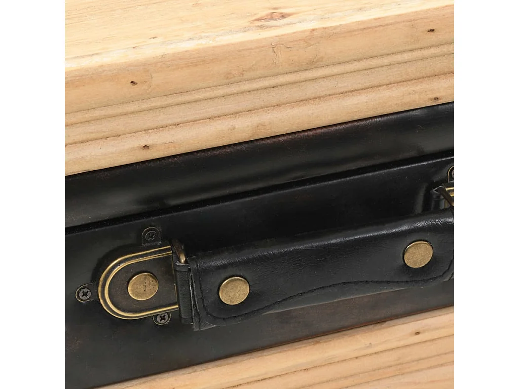 Nachtisch Massivholz Tanne 43x38x50 cm SHL13471