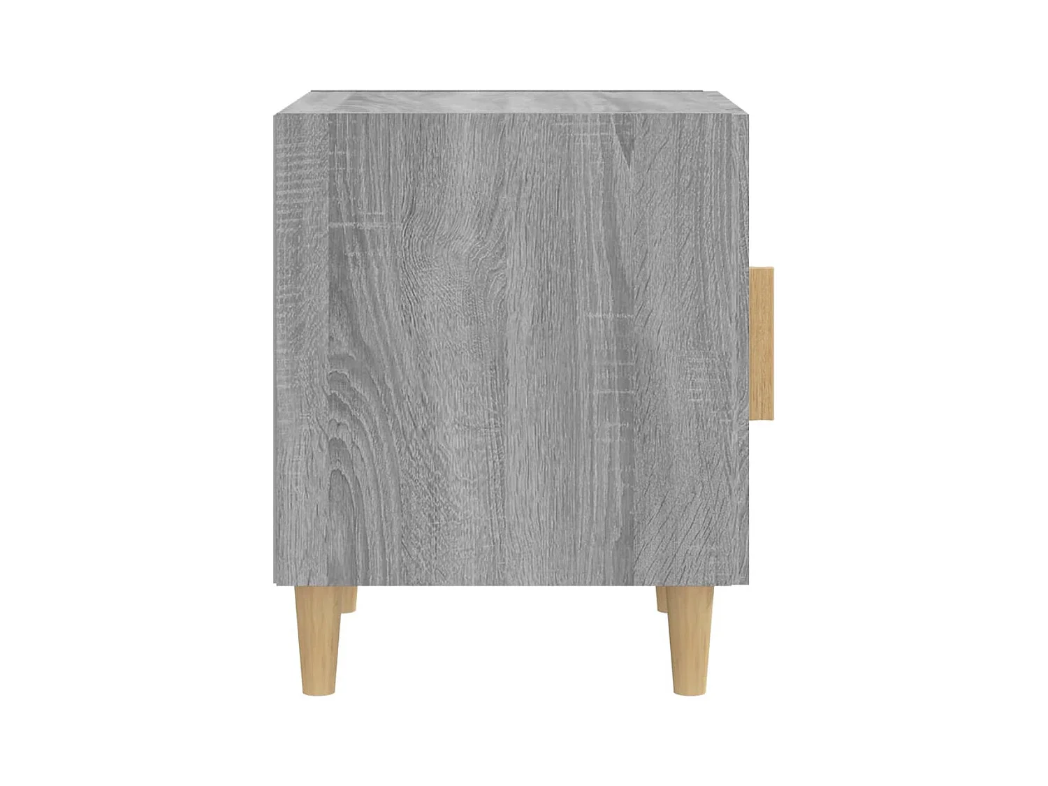 Mesitas de noche | Mesilla de noche 2 uds madera contrachapada gris Sonoma