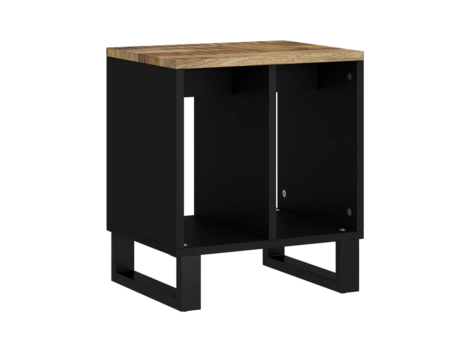 Table de chevet-Table d'appoint 40x31x46 cm Bois de manguier et d'ingénierie