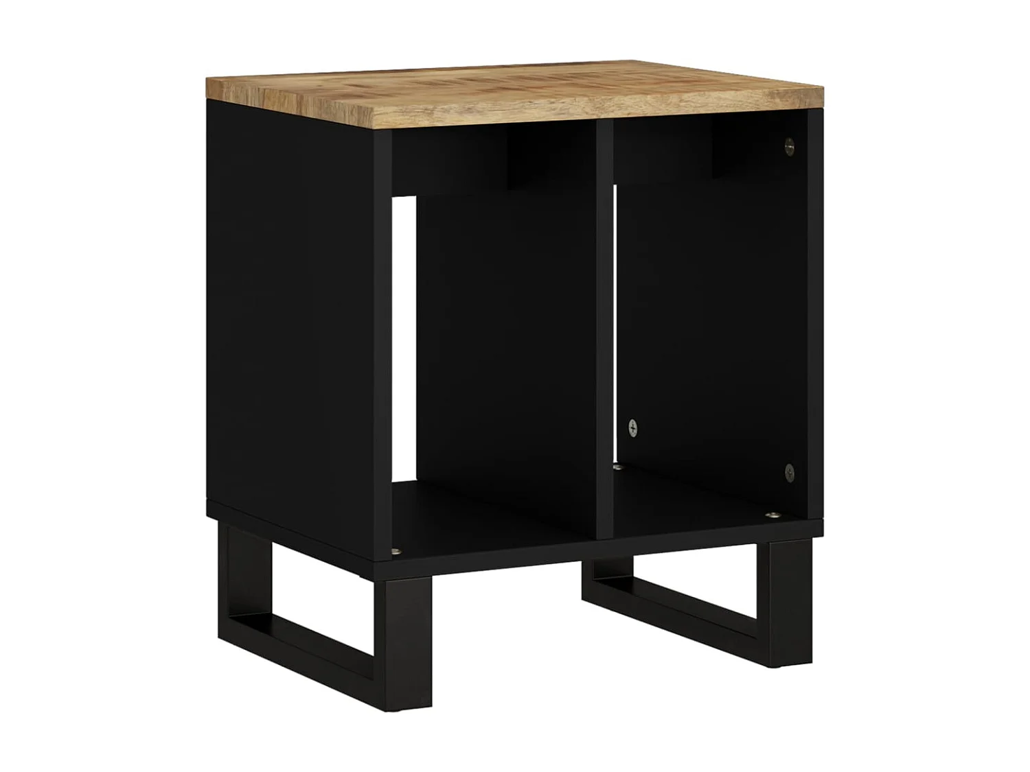 Table de chevet-Table d'appoint 40x31x46 cm Bois de manguier et d'ingénierie