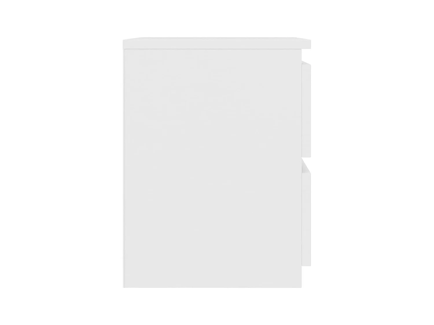 Mesitas de noche | Mesilla de noche 2 uds madera contrachapada blanco 30x30x40 cm