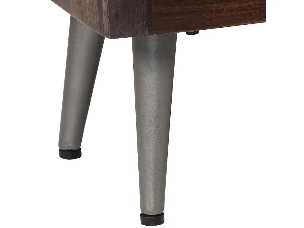 Nachttisch-Beistelltisch Altholz Massiv 40x30x50 cm SHL98445