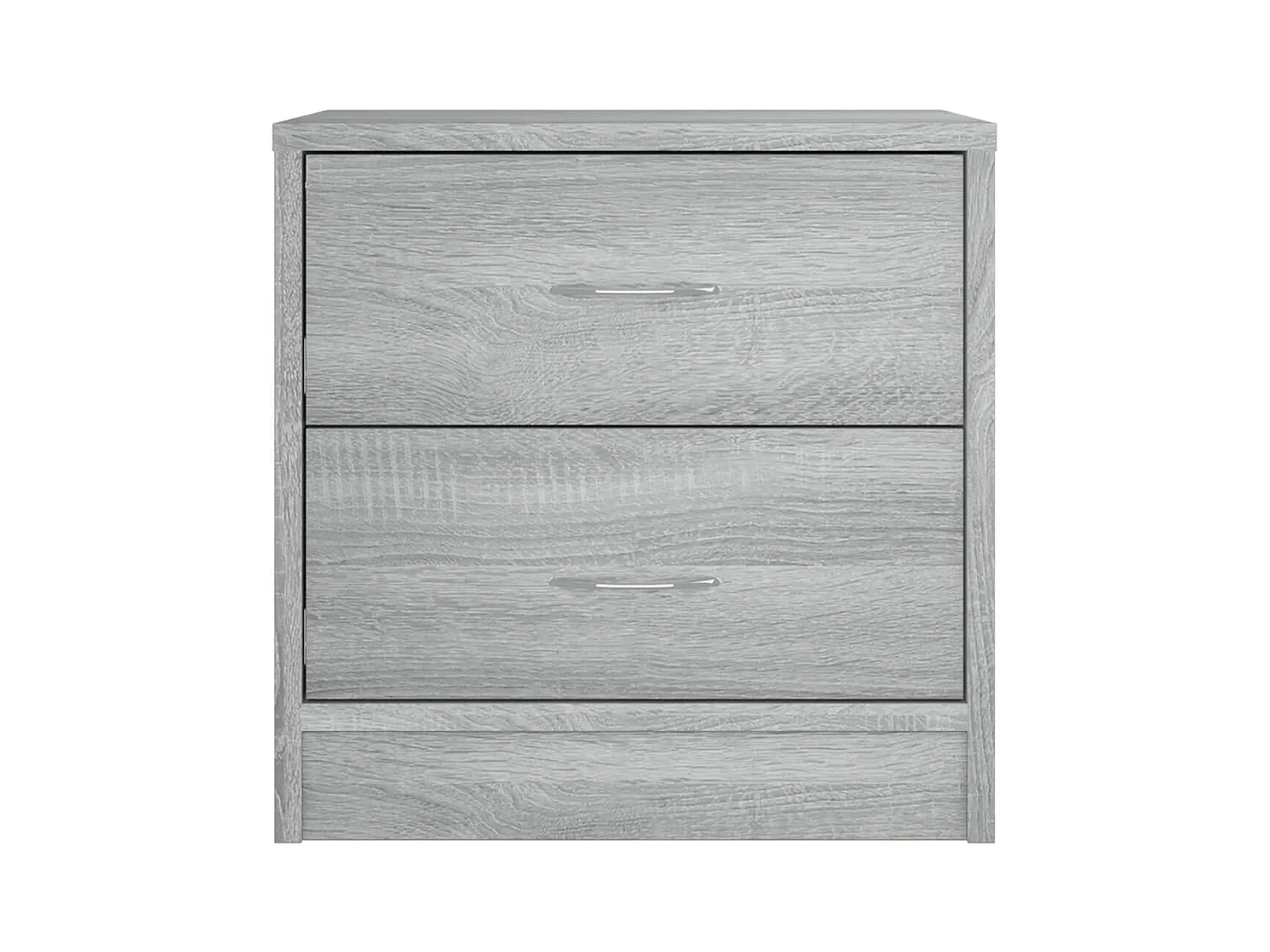 Mesa de Cabeceira Moderna 2 peças 40x30x40cm derivado madeira cinzento sonoma