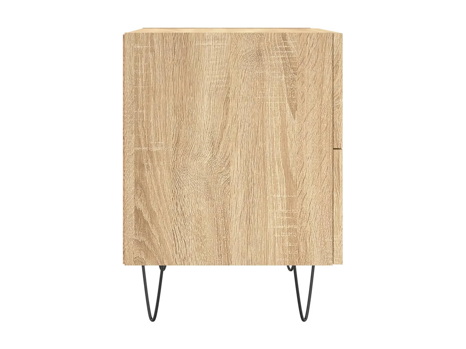 Nachttisch 2er Set-Beistelltisch-Nachttischkommode Sonoma-Eiche 40x35x47,5 cm Holzwerkstoff SHL95189
