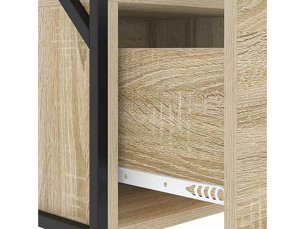 Nachttisch-Beistelltisch Sonoma-Eiche 40 x 31 x 60 cm Holzwerkstoff SHL2530
