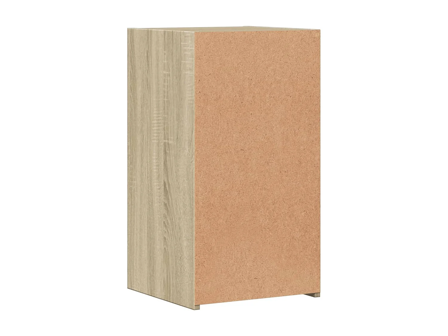 Nachttisch 2er Set-Beistelltisch-Nachttischkommode Sonoma-Eiche 35x34x65 cm Holzwerkstoff SHL60076