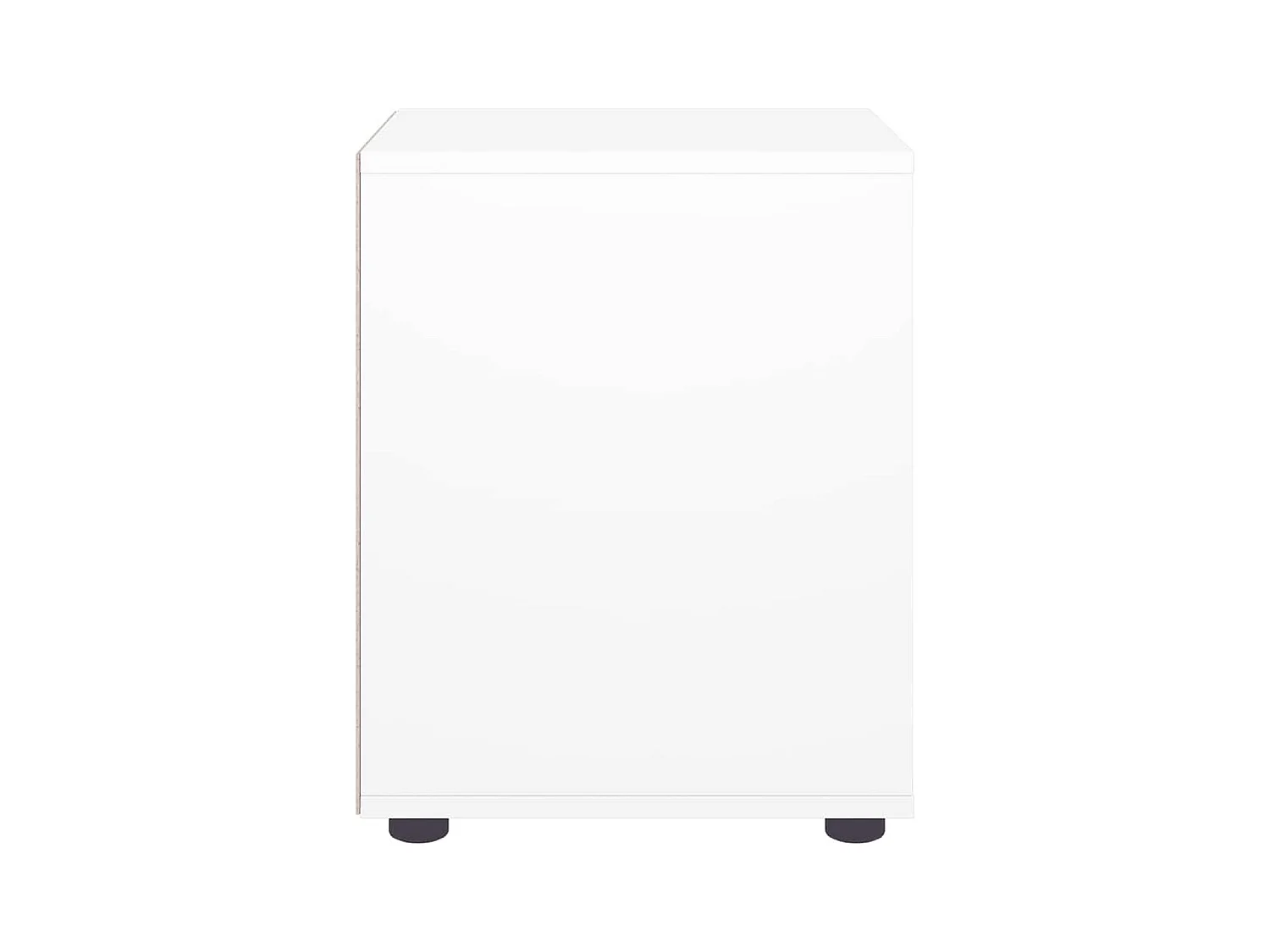 Table de chevet-Table d'appoint-Table de nuit VISNES blanc 45x40x50 cm bois d'ingénierie