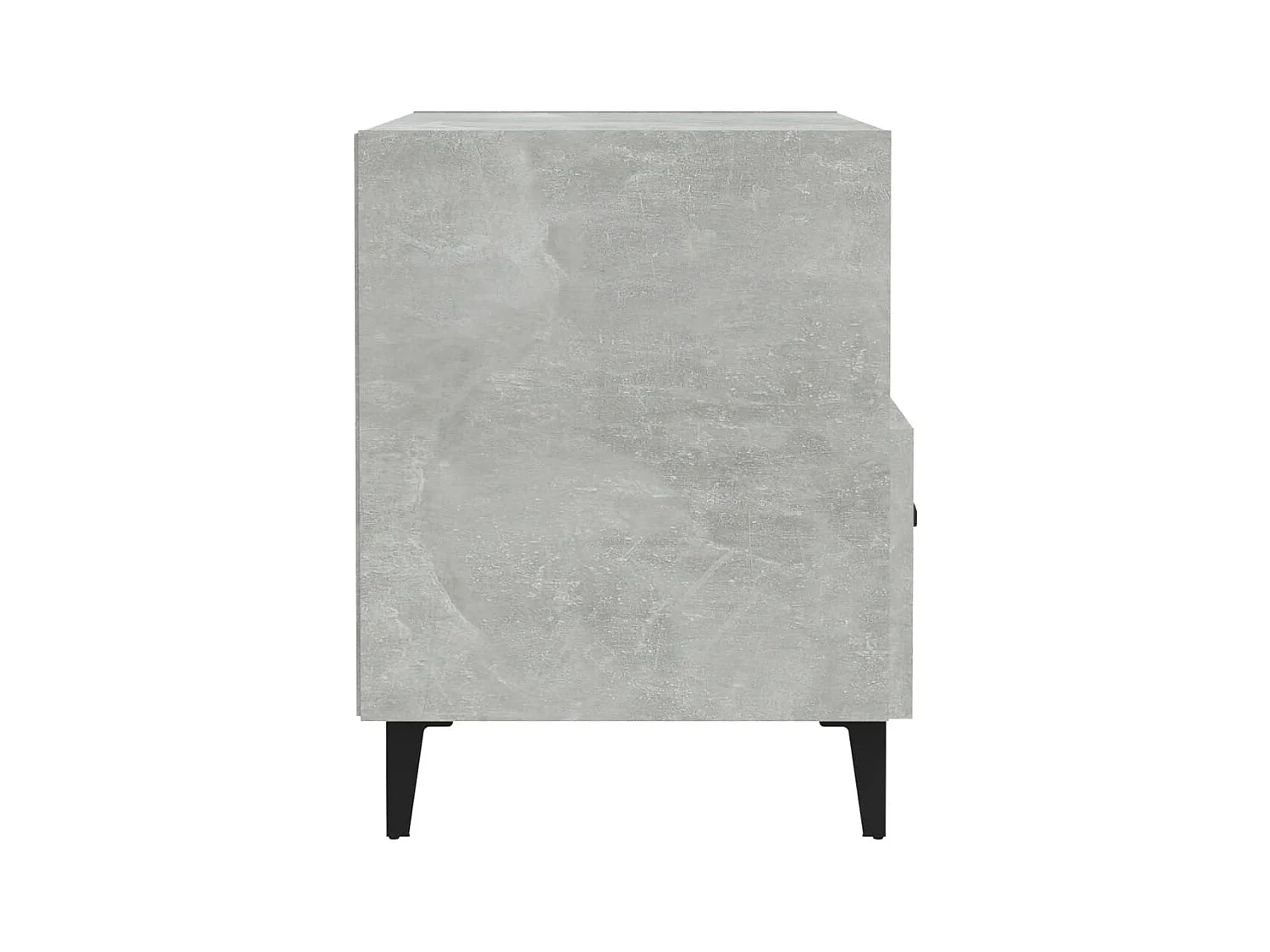 Mesita de noche | Mesilla de noche madera contrachapada gris hormigón